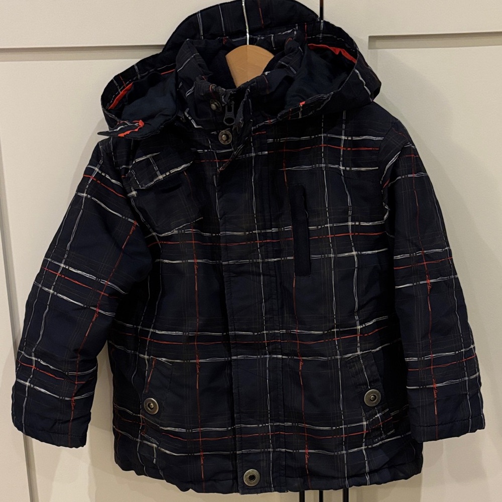 Joe Fresh Toddler 3T Winter Jacket With Fleece Vest Liner